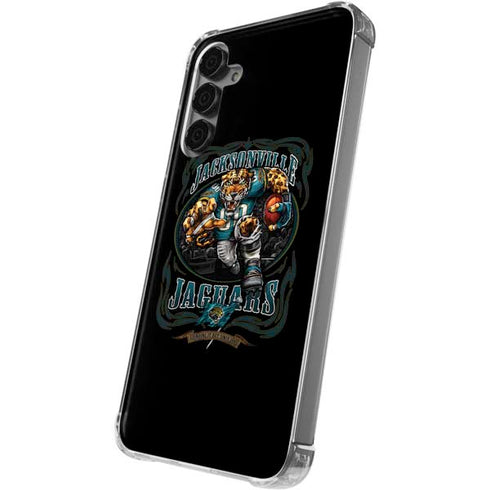 Liquid Blue NFL Jacksonville Jaguars Running Back Galaxy S24 Plus Clear Case